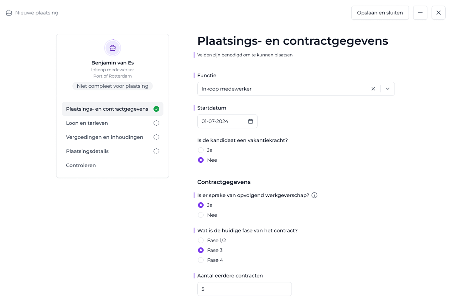 Price agreement — surcharge calculator